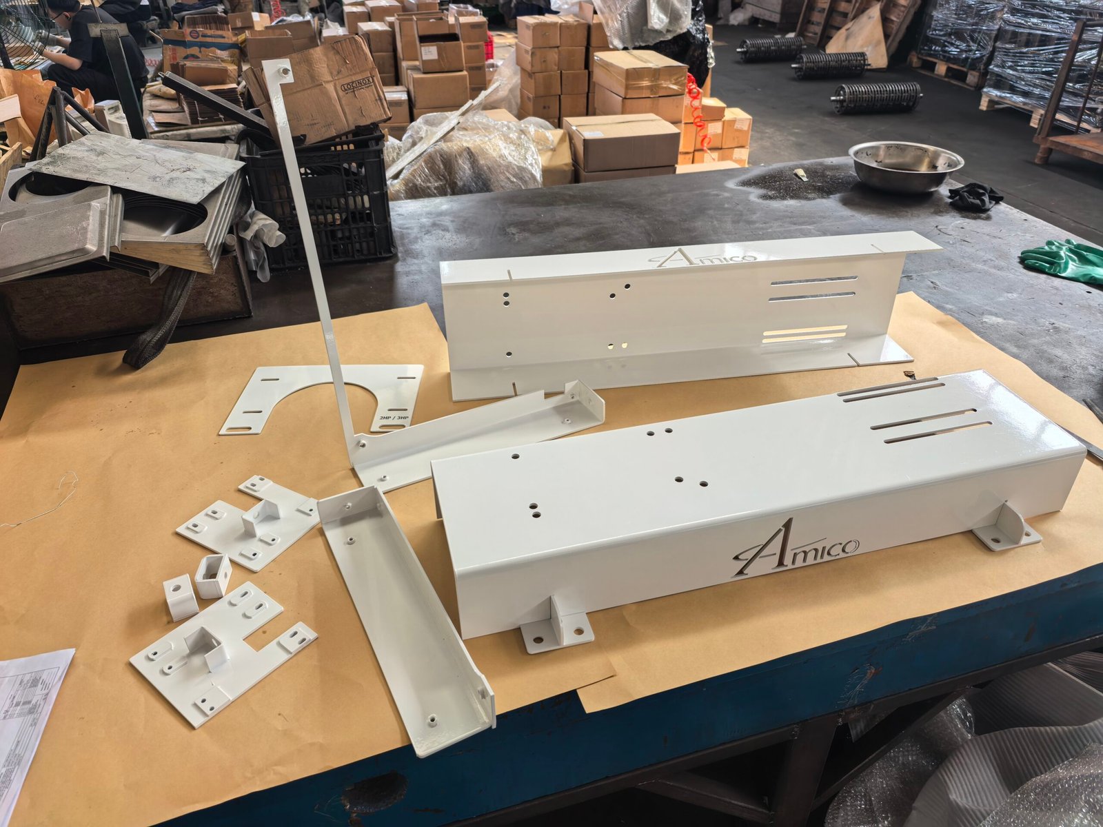 Sheet metal bending laser cutting parts for assembled medical equipment